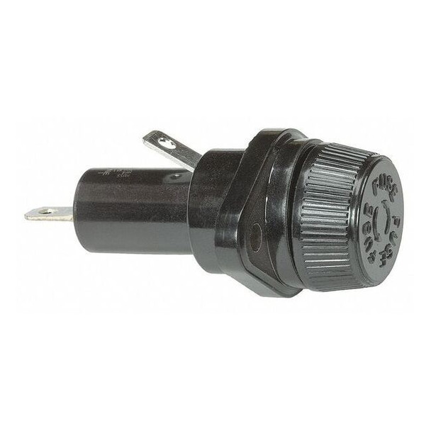 Fuse Holder, 0 to 15A Amp Range, 600V AC Volt Rating, 1 Poles, Quick Connect