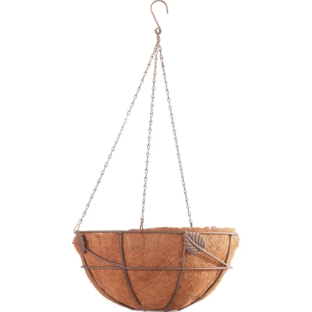 American Gardenworks 14" Rnd Brz Hang Basket JAHBBR