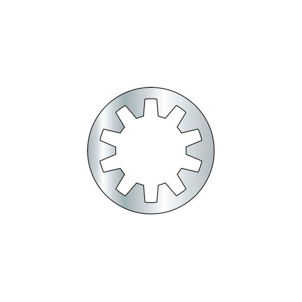 Internal Tooth Lock Washer - #6 - Steel - Zinc CR+3 Pack of 500