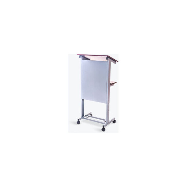 Luxor Mobile Height Adjustable Lectern - Gray