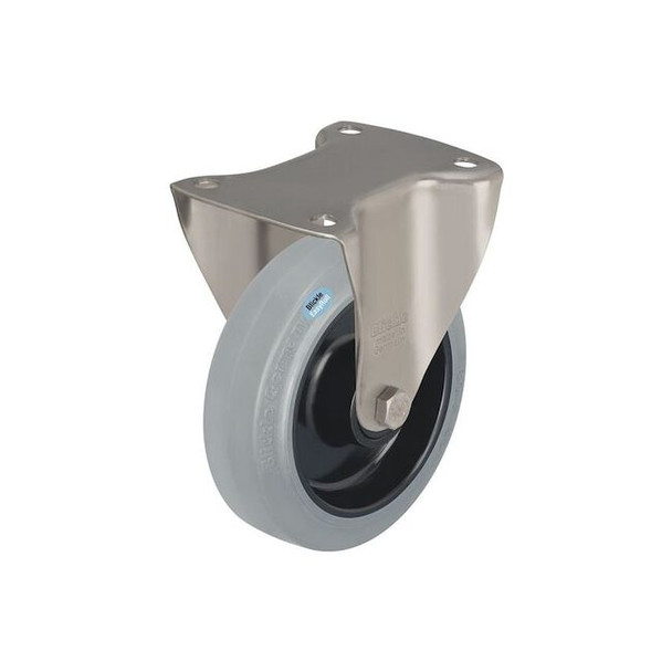 Manufacturer Varies Rgd Plate Caster,Rubber,4 in.,330 lb. BX-POEV 100XR-SG
