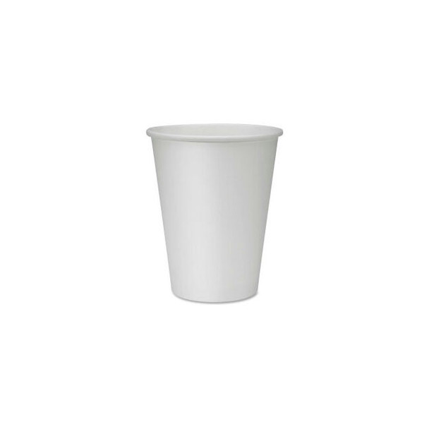 Genuine Joe Disposable Hot Cups Single 12 oz. 1000/CT White