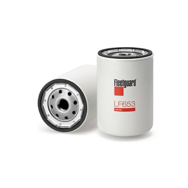 Fleetguard Oil Filter,5.4375 in L,Spin-On LF653