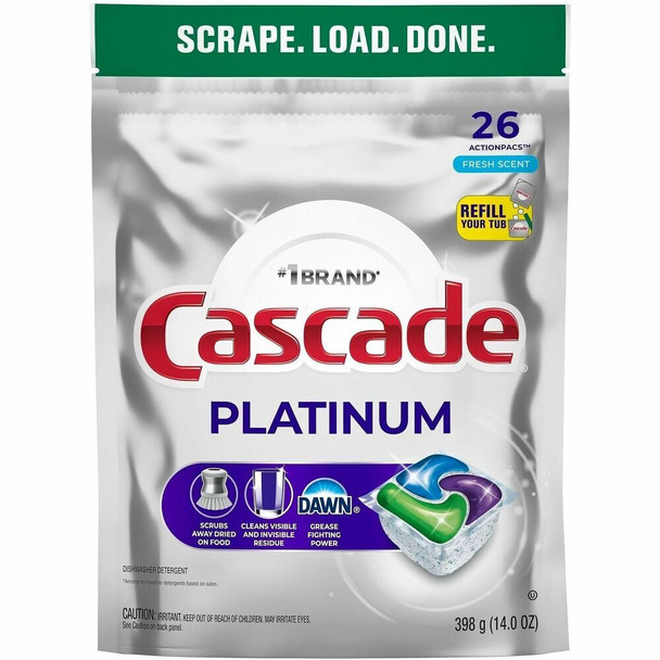 Cascade Platinum ActionPacs Dishwashing Detergent 15536