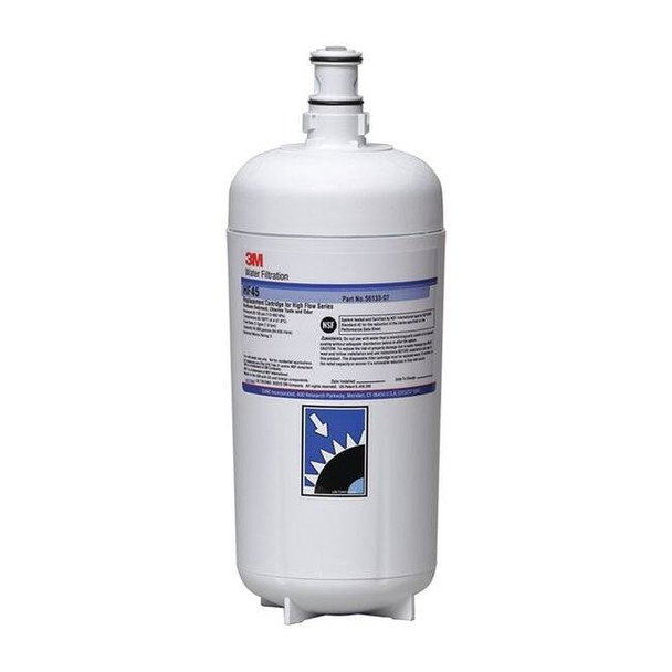 3m Quick Connect Filter, 2.1 gpm, 3 Micron, 5-23/64" O.D., 14 39/64 in H HF45