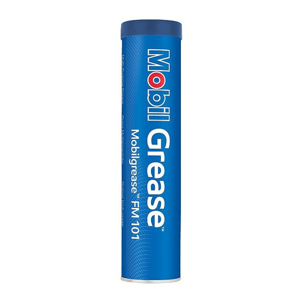 Mobil Multipurpose Grease, 13.7 oz, Cartridge, White, 10 PK 122170