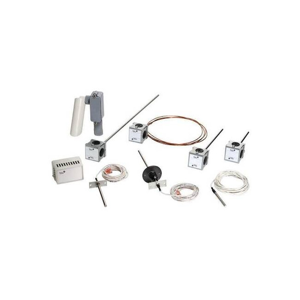 Johnson Controls Temperature Sensor, Platinum 1k ohm, Flange 8' TE-6351V-2