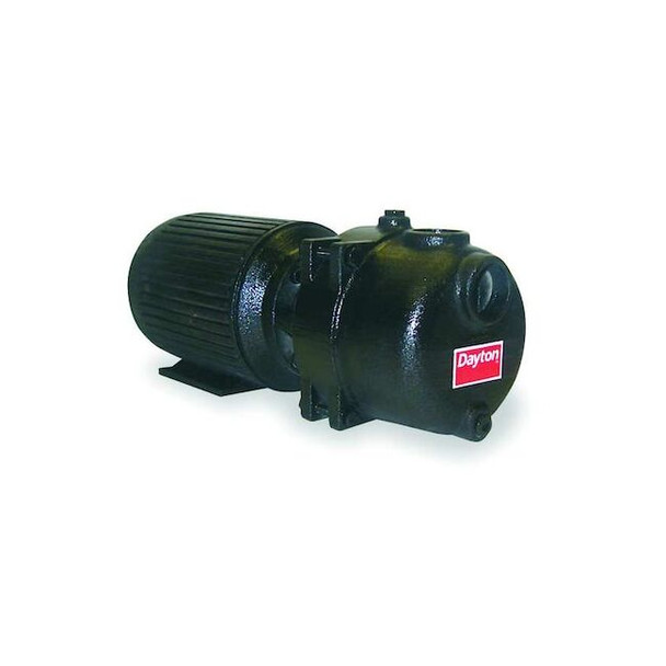 Dayton Trash Pump,5 hp,230-460V AC 12N806