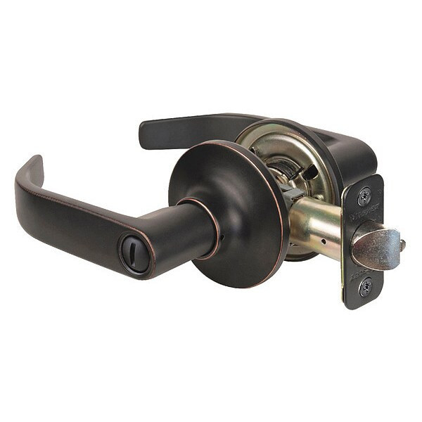Master Lock Lever Lockset,Aged Bronze,Return Style RL0312PBOX