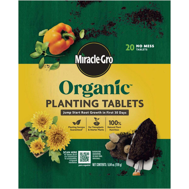 Miracle-Gro Organic Planting Tablets (20-Pack) 3784506