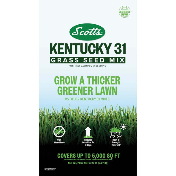 Scotts 20 Lb. Kentucky 31 Grass Seed Mix 18314