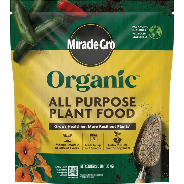 Miracle-Gro 3 Lb. 5-2-2 Granules Organic Plant Food 3035906