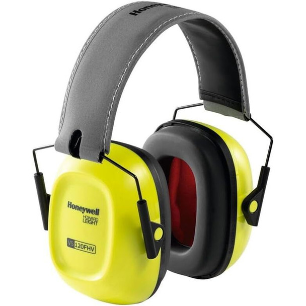 EARMUFF 27DB BLK/HI-VIZ YLW OVER THE HEAD