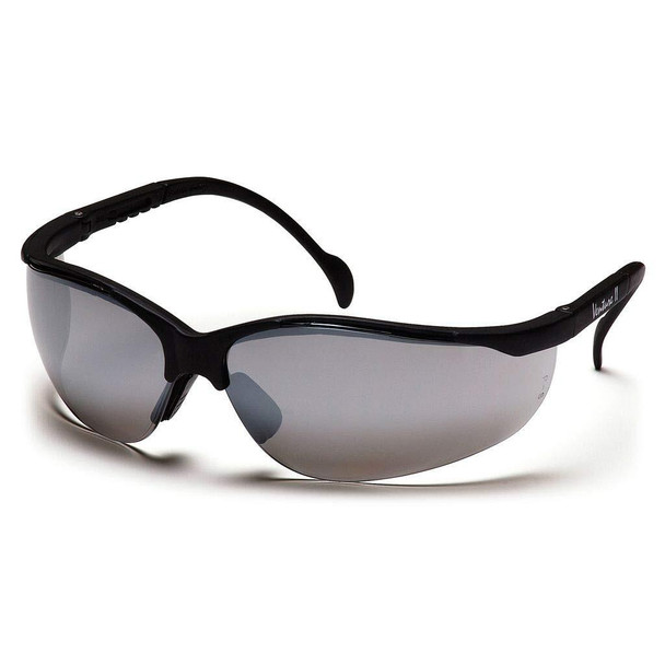 Pyramex SB1870S Venture II Safety Glasses Black Frame w/Silver Lens