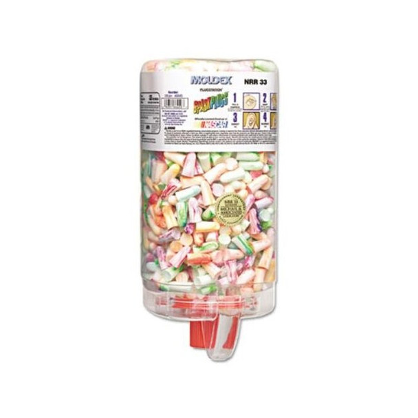 Earplug Dispenser With 500 Pair Single Use SparkPlug Foam Earplugs