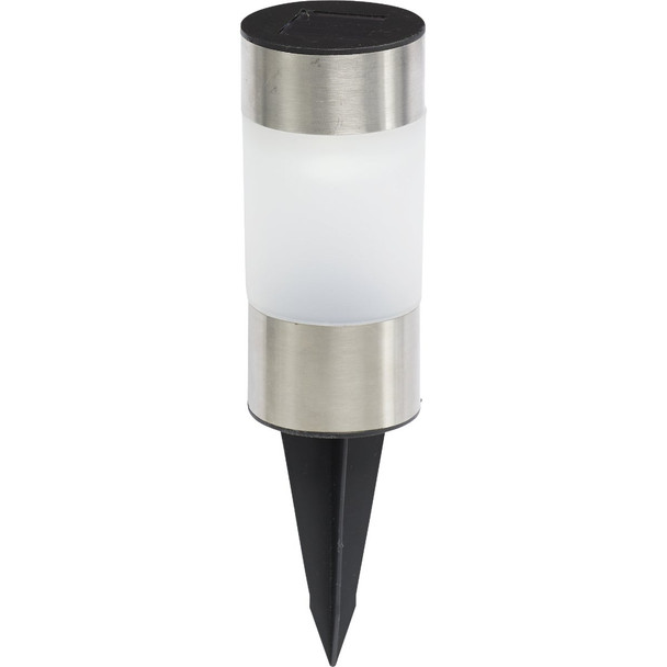 Stainless Steel White Light Solar Stake Light BMSL0014 (S.S) Pack of 16