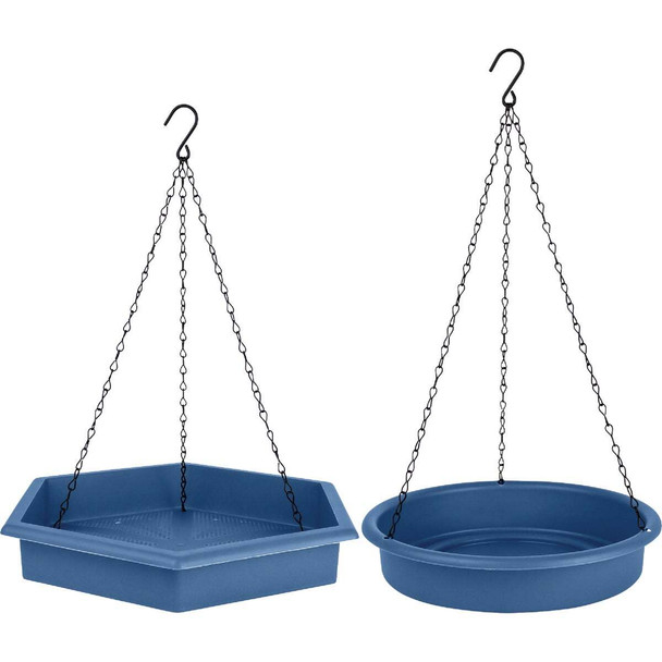 EcoCycle Combo Cafe 2-In-1 Recycled Bird Feeder & Bird Bath RPFT4