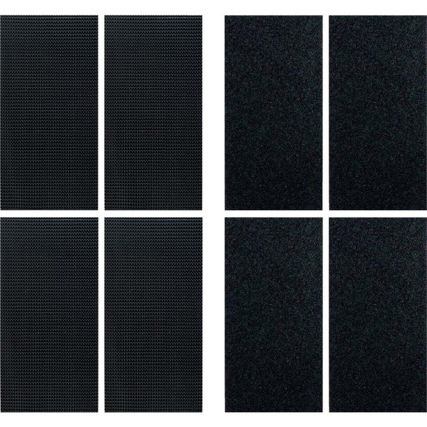 Wrap-It Storage 4ct Ind St Blk H&l Strip 404-IS-4BL