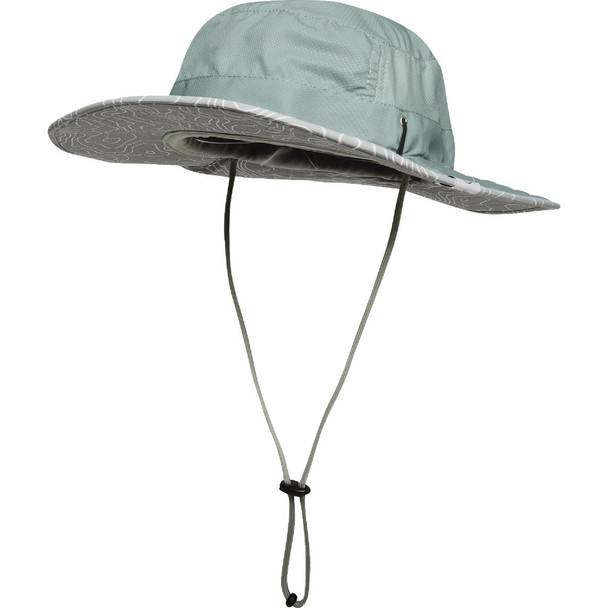 Farmers Defense Topo Map Green Venture Sun Hat HT-VFB-TOP-WH