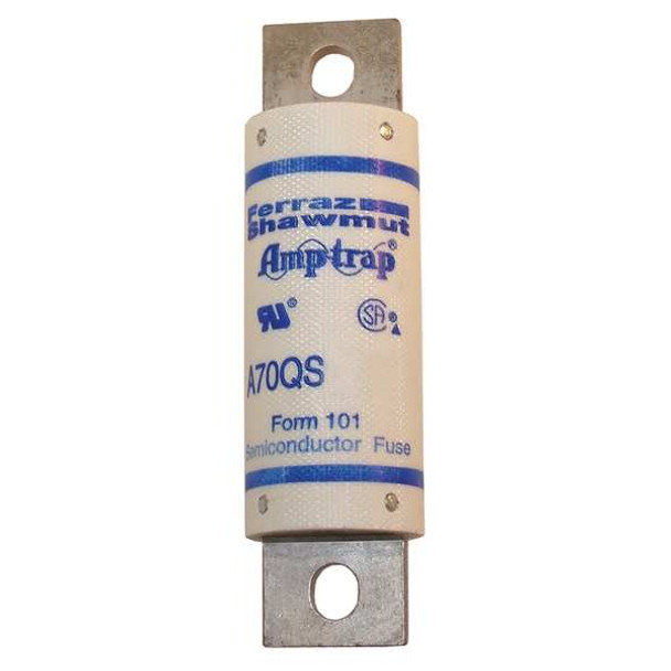 Mersen Semiconductor Fuse, 125A, Fast-Acting, 700V AC, Bolt-On A70Q125-4