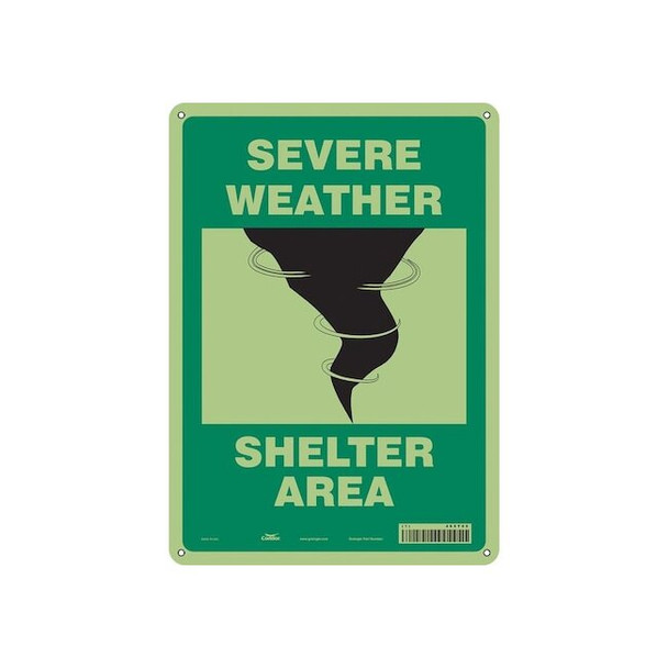 Condor Safety Sign,10" Wx14" H,0.070" Thickness 465T05