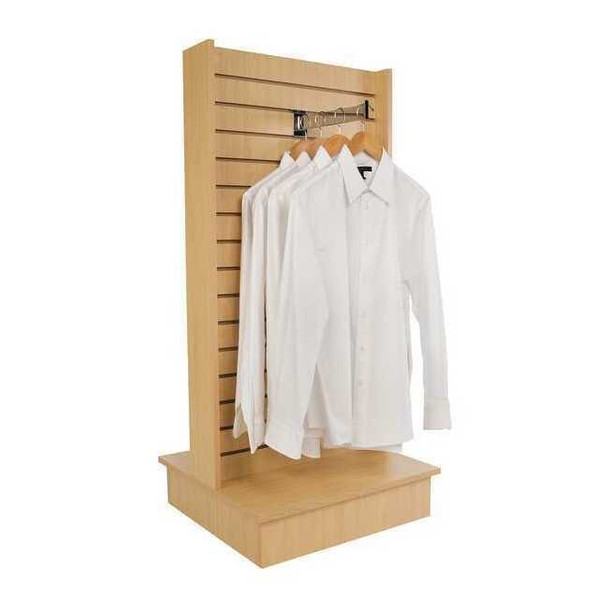 Econoco Slatwall Merchandiser 24"L, Matte, Maple WDSWH24MP