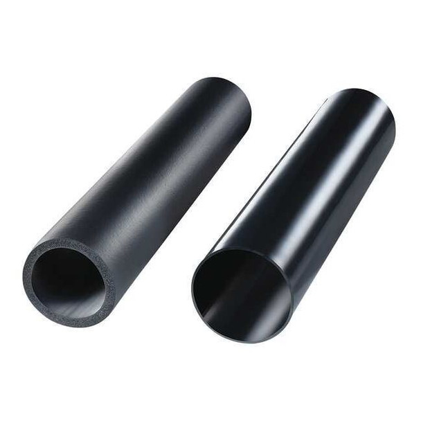 Vinylguard Conveyor Roller Cover, PVC, Blk, 60 in. L 31-CVC-1900B