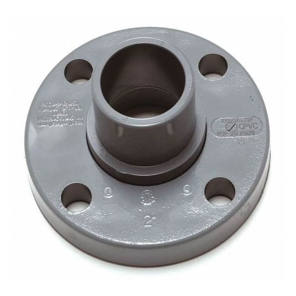 Manufacturer Varies CPVC Flange, Schedule 80, 1/2" Pipe Size, Spigot 9856-005