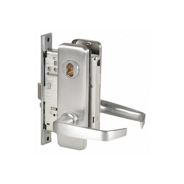 Best Door Lever Lockset,Mechanical,Storeroom 45H7D15J626LHRB