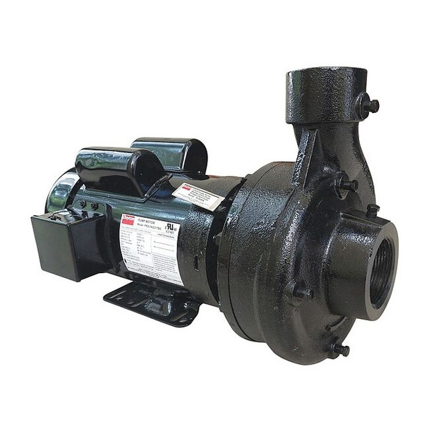 Dayton Centrifugal Pump,2 HP,1 Ph,115/230VAC 55JJ63