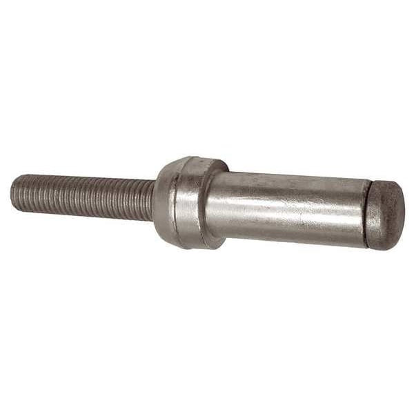 Blind Rivet, Dome Head, 1/4 in Dia., 33/64 in L, Steel Body, 10 PK