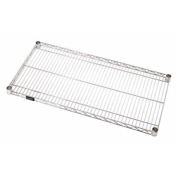 Quantum Storage Systems Wire Shelf, 18"D x 24"W, Silver 1824S