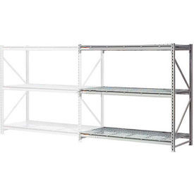 Global Industrial 3 Level Extra HD Bulk Storage Rack Wire Deck Add On 60""W x 18
