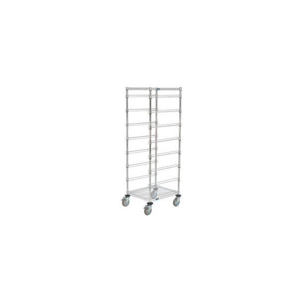 Global Industrial 21""L x 24""W x 69""H Chrome Wire Cart - 7 Level