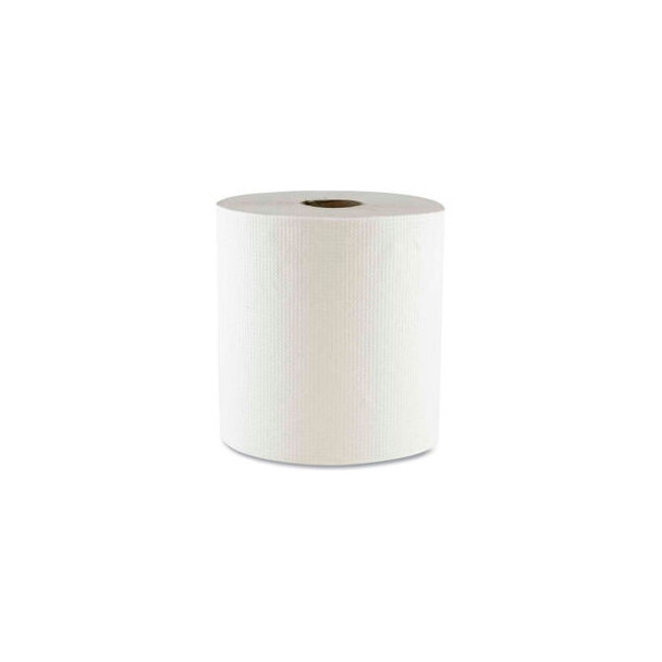 Boardwalk Hard Wound Towel 1-Ply 8""W x 700'L White 6 Rolls/Case