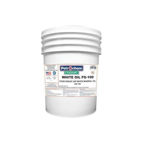 Petrochem 5 gal Pail, Hydraulic Oil, 100 ISO Viscosity, 30 SAE WO FG-100-005