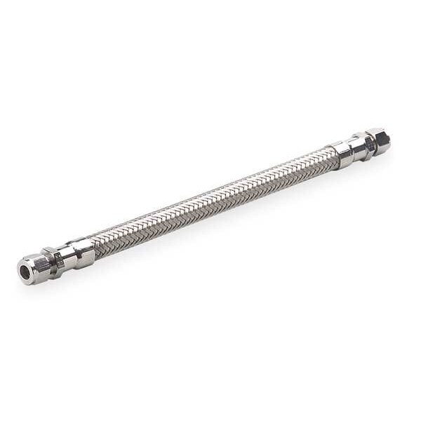 Hose Master 3/8" Dia x 24" L SS Flexible Instrumentation Metal Hose G037TXT240