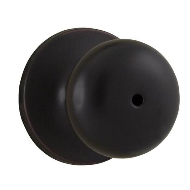 Weslock Knob Lockset,Privacy,Knob,Grade 3 00210S1S1FR20