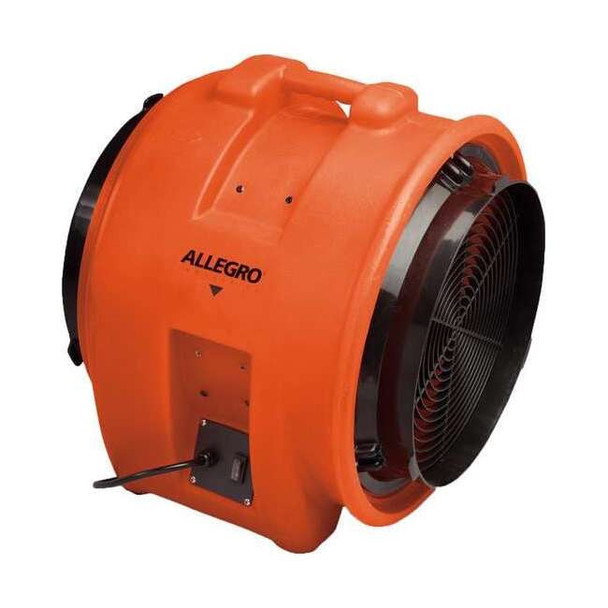 Allegro Industries Confined Space Blower,Orange,21" W 9539-16