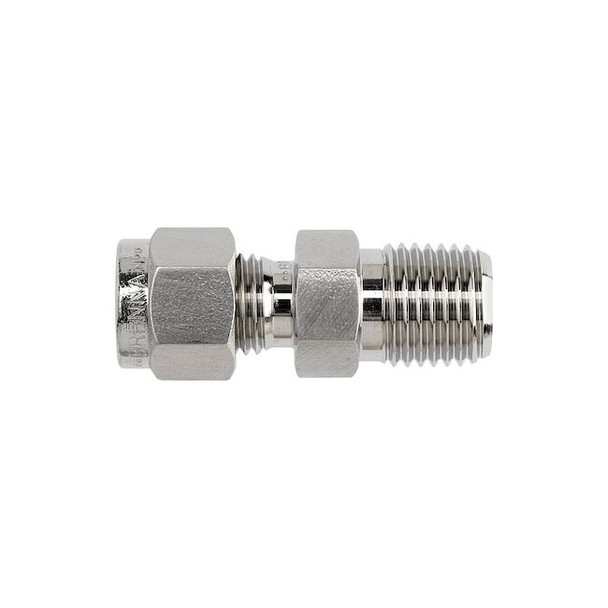 Brennan Industries Elbow, SS, Comp. 3/8 in, MNPT 3/8 in NS2501-06-04-SS