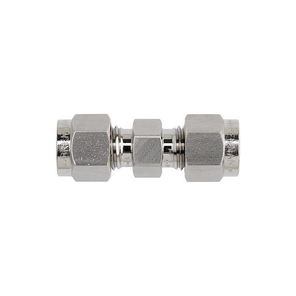 Brennan Industries Elbow, SS, Comp. 1/4 in, Comp. 5/16 in NS2500-04-04-SS