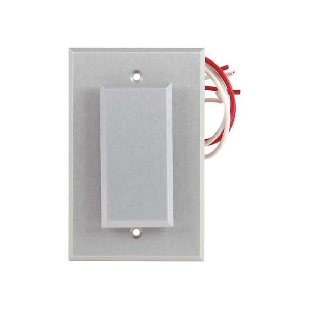 Dortronics Push Button,24VDC,3" W,Silver Button W5286-P23DA