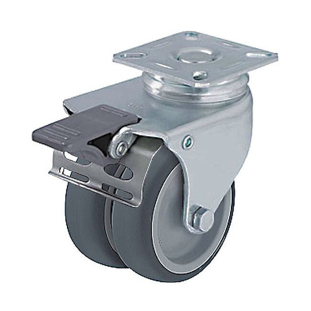 Manufacturer Varies Plate Caster,220 lb. Load Rating LDA-TPA 75G-FI