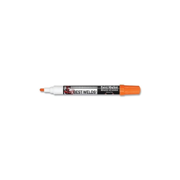 Paint Marker, Reversible Bullet/Bullet Tip, Orange Pack of 12