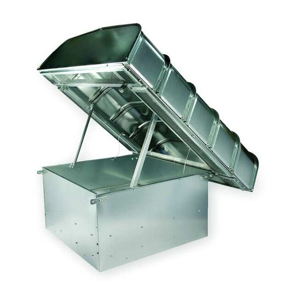Dayton Gravity Vent,24 In,Base 28 1/2 In Sq 1WDN3
