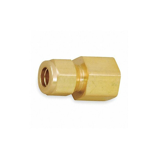Parker 3/8" A-LOK x 1/4" FNPT Brass Connector 6FSC4N-B