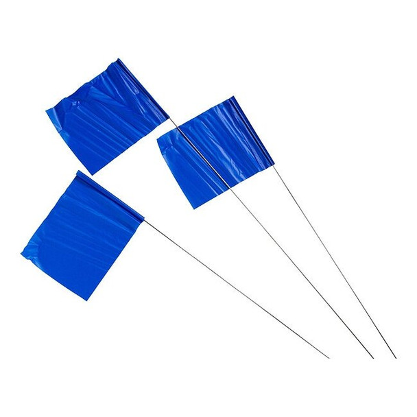 Brady Marking, Solid, Blue, 4inHx5inW, Plstc, PK100 98175