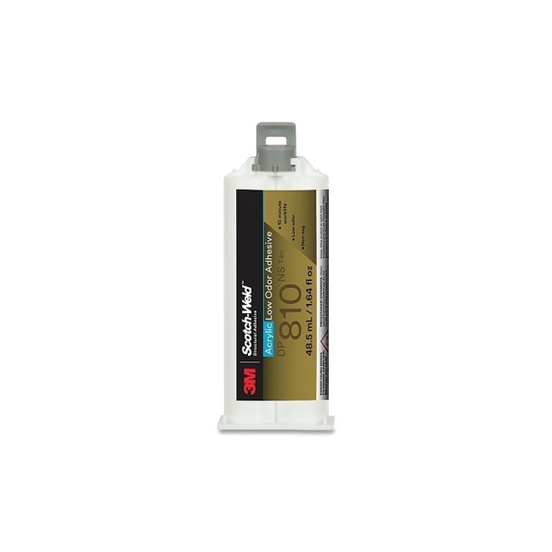 Scotch-Weld™ Low Odor Acrylic Adhesive, DP810NS, 1.71 fl oz, Cartridge, Tan
