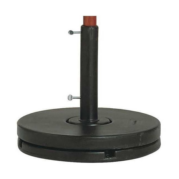 Grosfillex Umbrella Base, 70 lb., Black US607017
