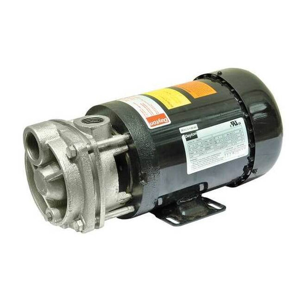 Dayton Turbine Pump,1 1/2 HP, 3 Ph, 4.6/2.3 Amp 4JPF9